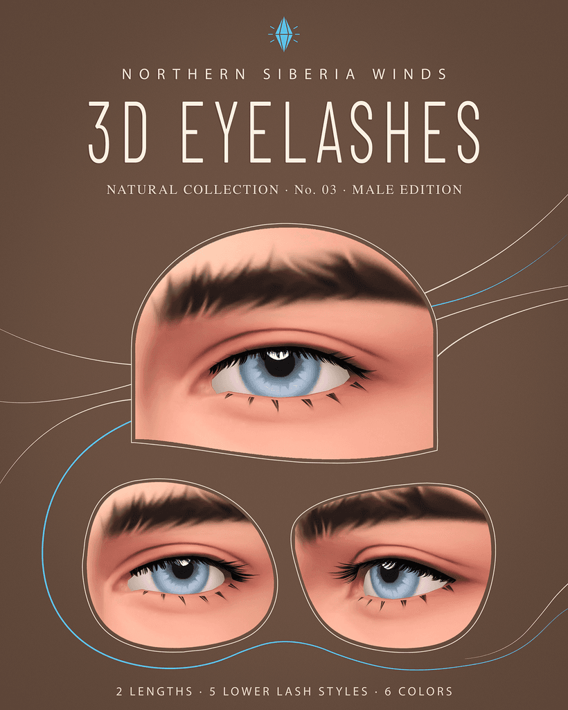 Галерея мода Ресницы Natural 3D eyelashes collection #3